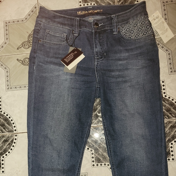 Melissa Mccarthy Seven7 Slimming Silhouette Capri NWT 6 - Picture 5 of 7